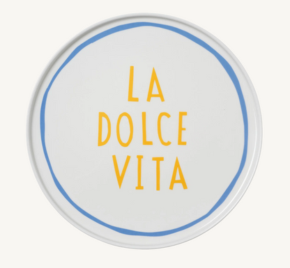 Italian Words Plate