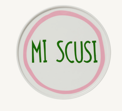 Italian Words Plate