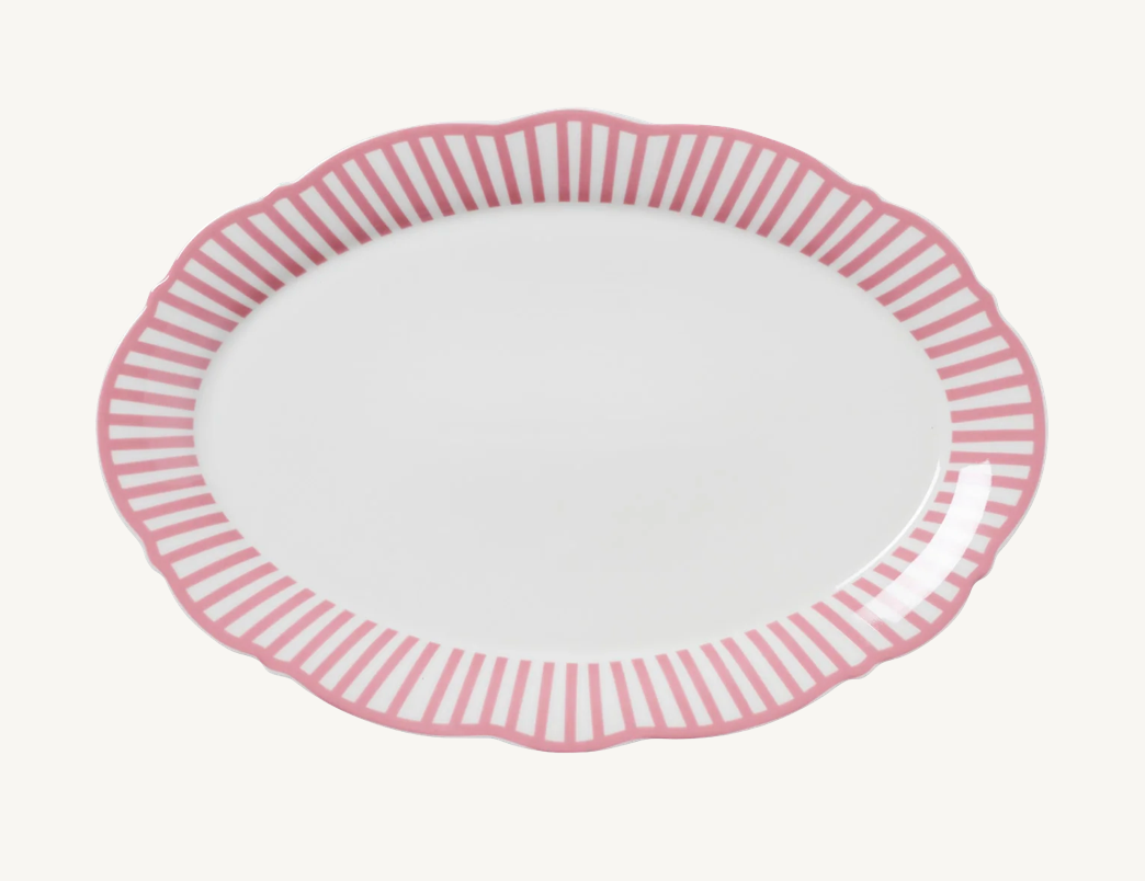 Pink Radiant Wave Platter