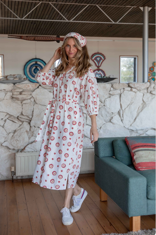 Mandalay Seaweed Bud Maxi Dress