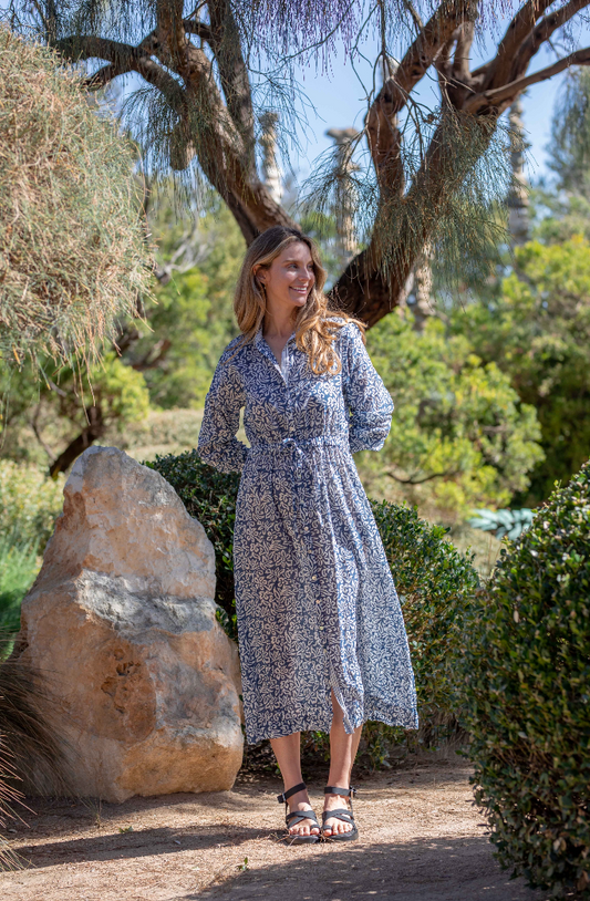 Mandalay Madame Pellier Maxi Shirtdress