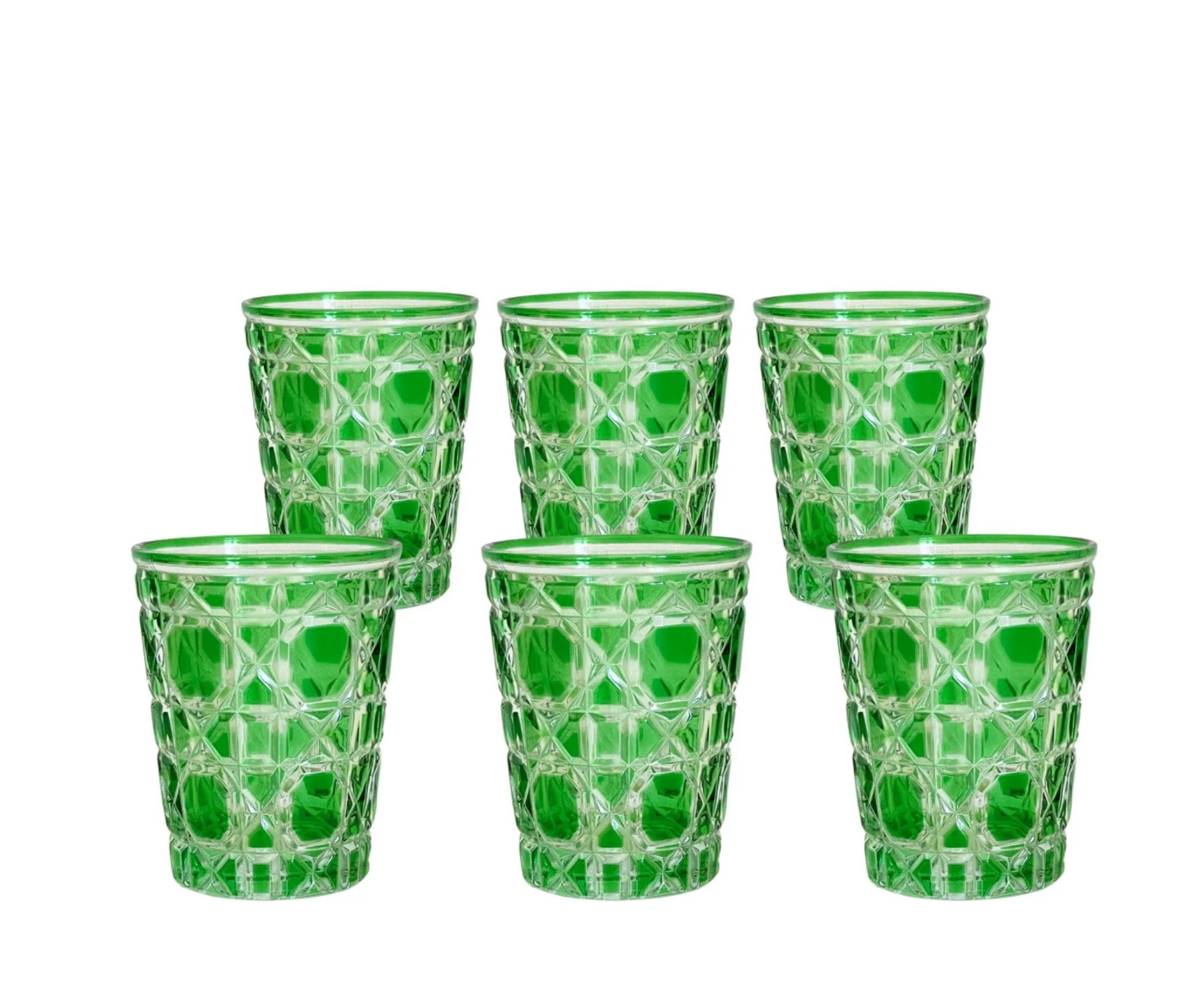 Geometric Glass Tumbler Sets