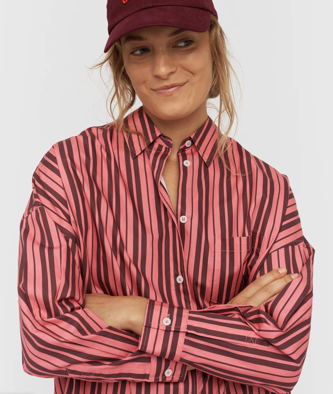 LMND Chiara Classic Stripe Shirt