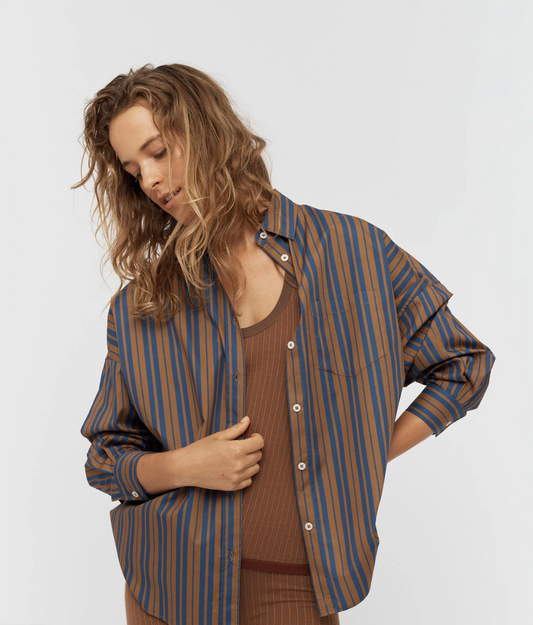 LMND Chiara Classic Stripe Shirt