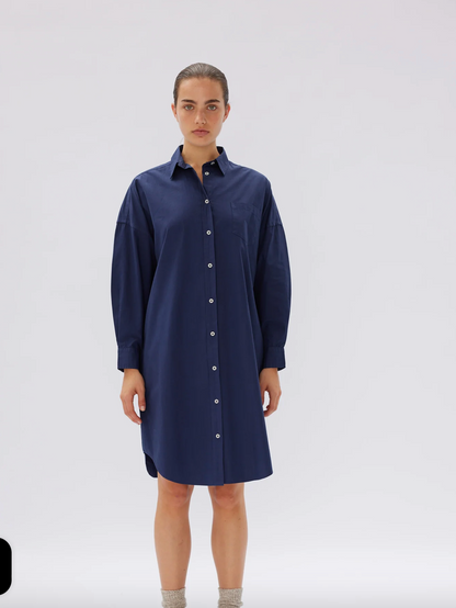 LMND Chiara Mid Length Shirtdress