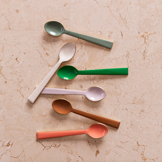 B & N Enamel Teaspoons