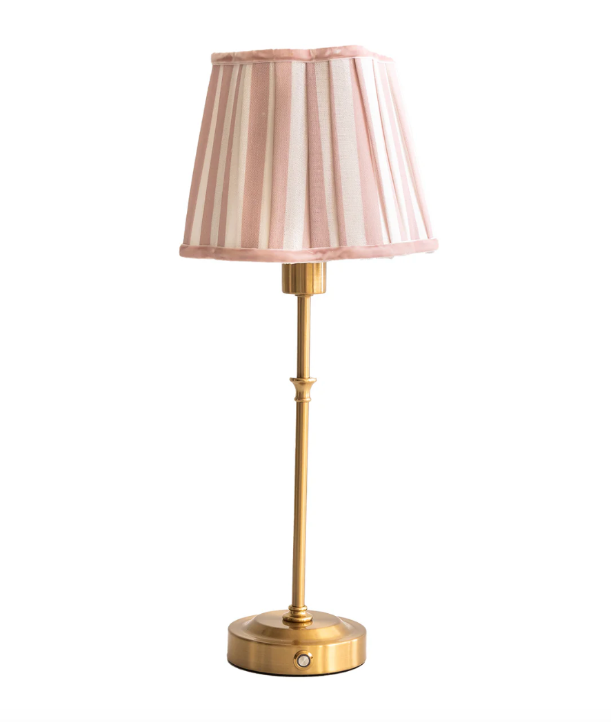 Stripe Scallop Table Lamp