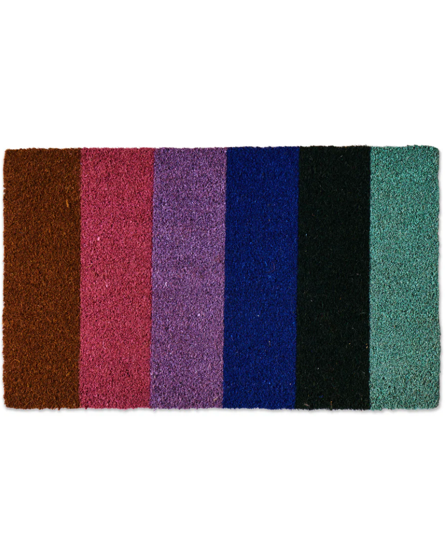 Kip & Co Happy Stripe Coir Door Mat