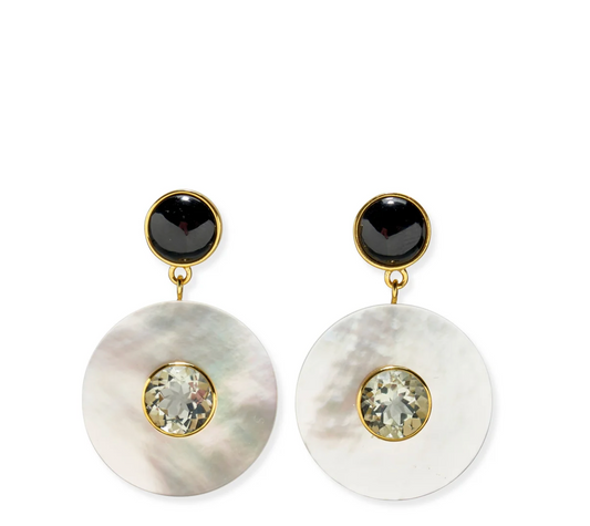 Lizzie Fortunato Taj Disc Earrings