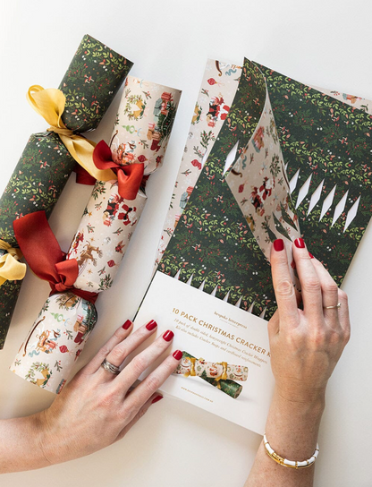 Bespoke Letterpress Christmas Cracker Kit (10 Pack)