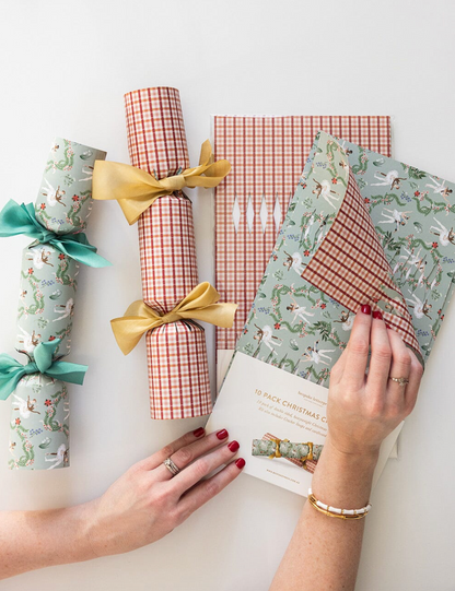 Bespoke Letterpress Christmas Cracker Kit (10 Pack)