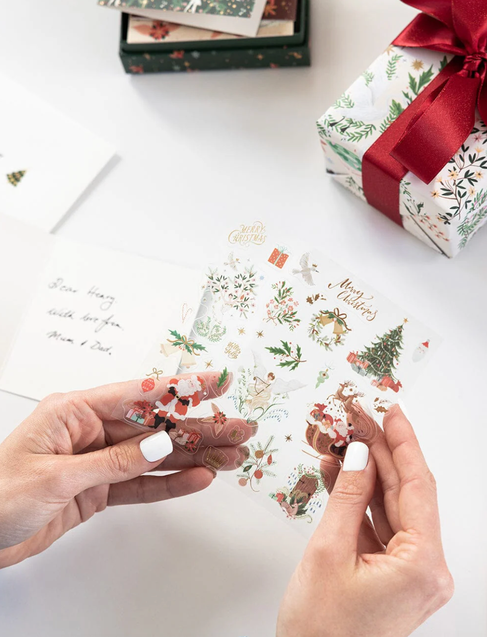 Bespoke Letterpress An Enchanted Christmas Sticker Sheet