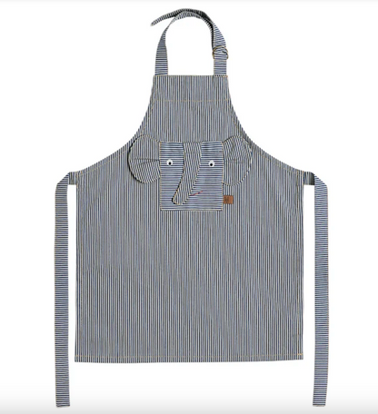 OYOY Striped Denim Elephant Apron