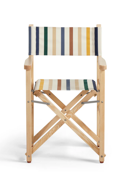 Basil Bangs Directors Chair - Amore Stripe Gusto