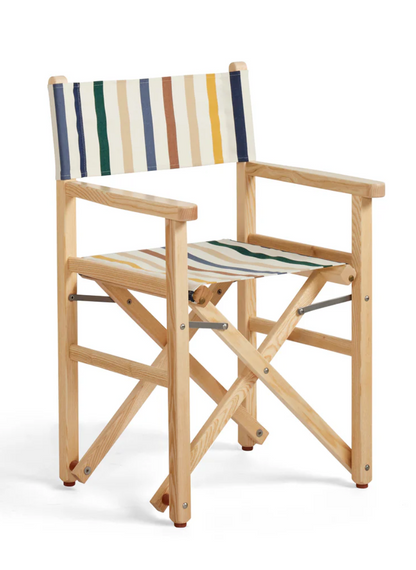 Basil Bangs Directors Chair - Amore Stripe Gusto