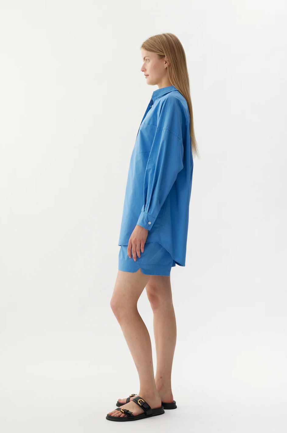 LMND Chiara Half Placket Shirt