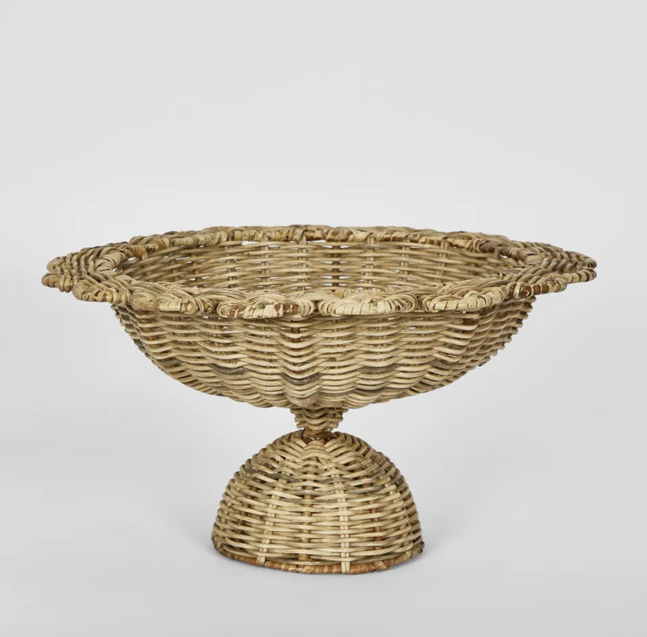 Lucy rattan Scallop Bowl