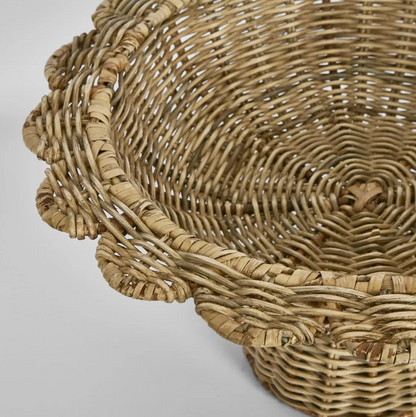 Lucy rattan Scallop Bowl