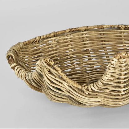 Rattan Clam Shell