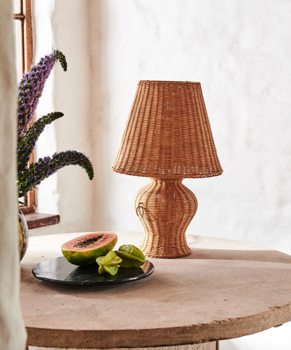 Kip & Co Le Parisian Rattan Lamp