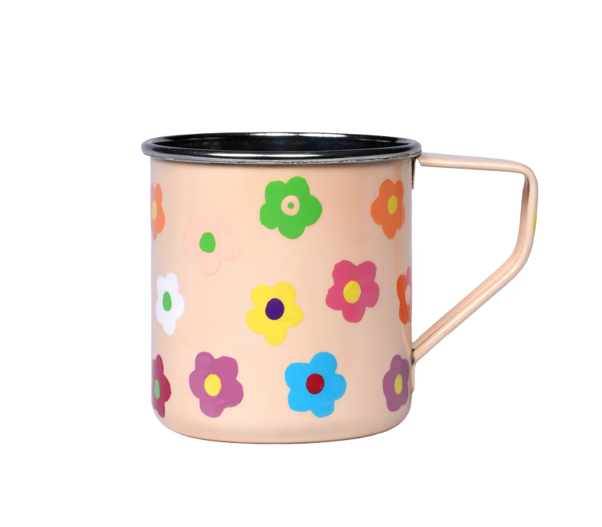 Picnic Folk Camp Mug- Daisies