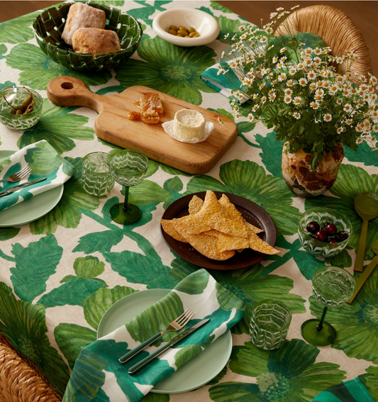 Bonnie & Neil Leon Emerald Table Linen