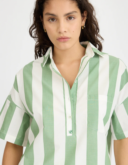 LMND Chiara Half Placket Shirt
