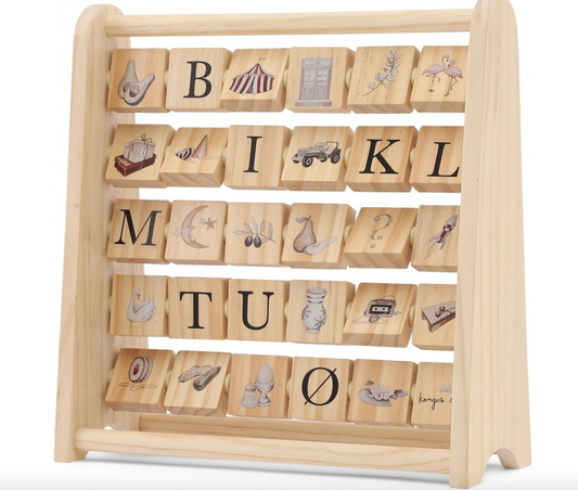 Konges Sløjd ABC wooden Block Frame