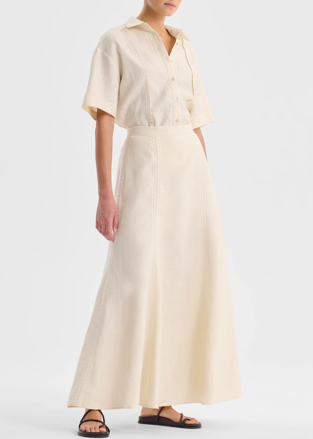 Morrison Maisey Linen Skirt
