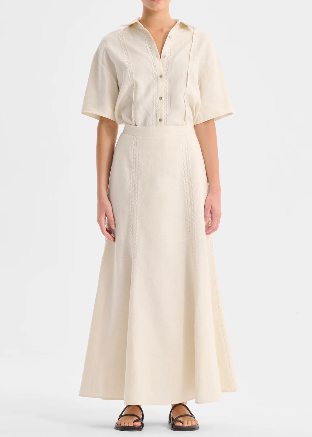 Morrison Maisey Linen Skirt
