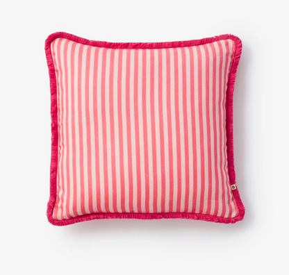 Bonnie & Neil Pinstripe Rose Cushion