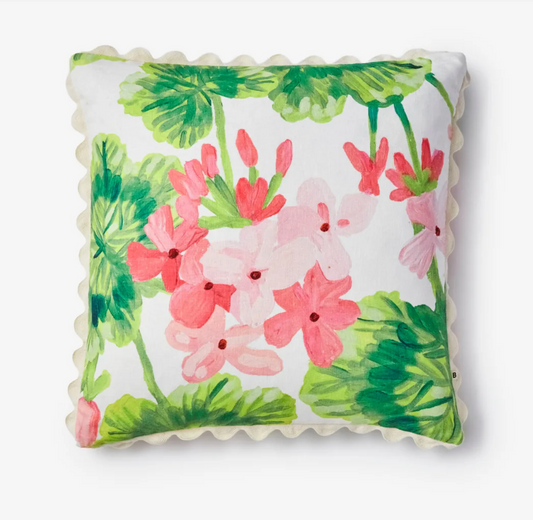 Bonnie & Neil Geranium Cushion