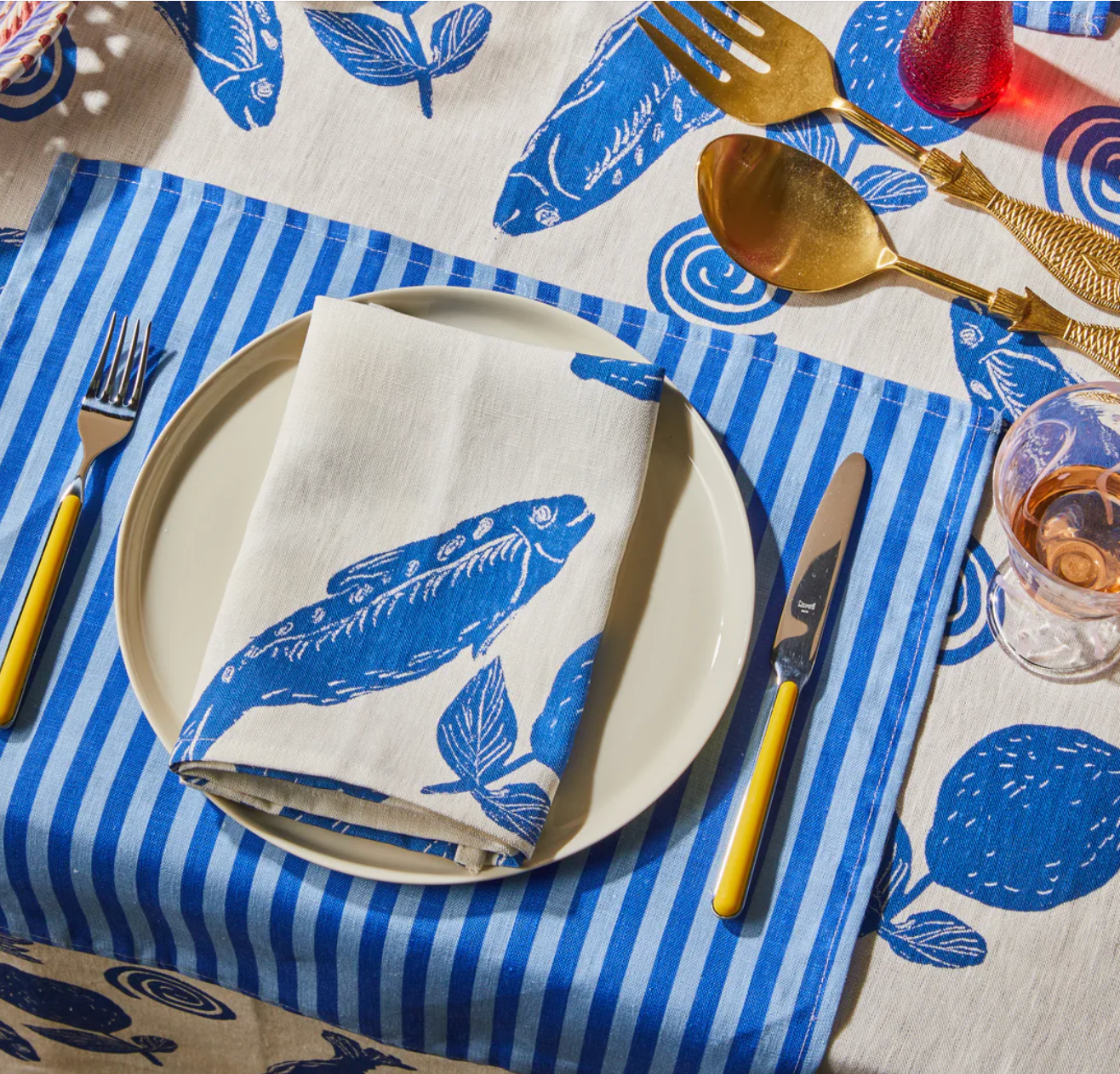 Bonnie & Neil Sardines Table Linen