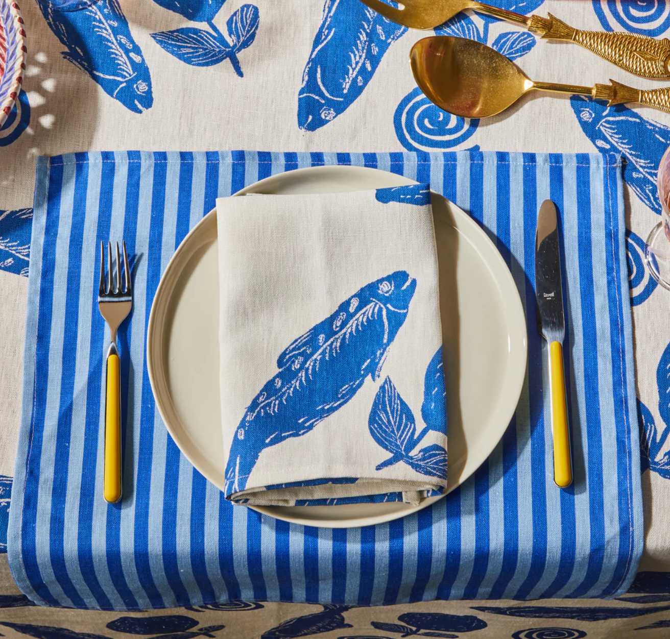 Bonnie & Neil Sardines Table Linen