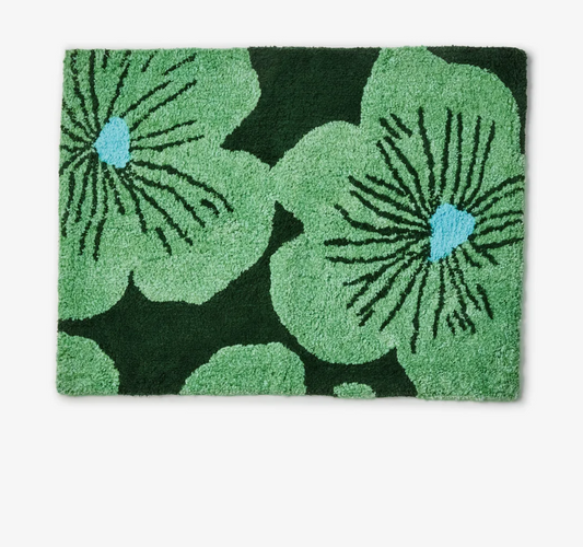 Bonnie & Neil Jardin Green Bath Mat