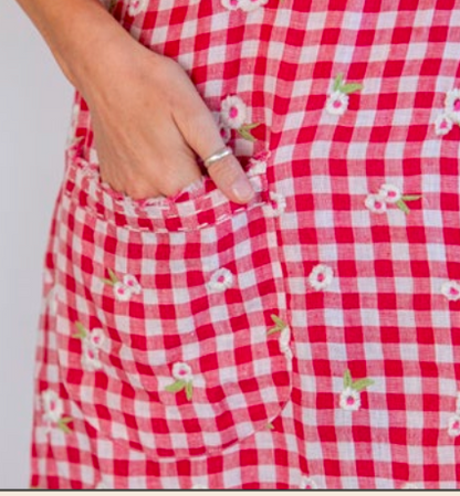 Mandalay Lee Gingham Gidget Dress