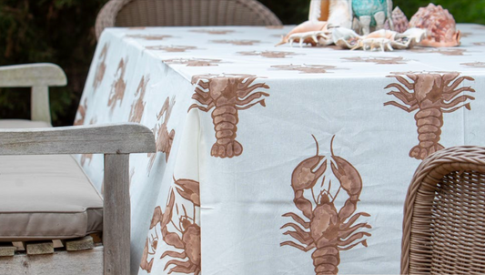 Mandalay Designs Big Lobster Catch Table Linen