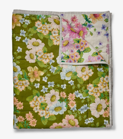 Bonnie & Neil Buttercup Quilted Throw