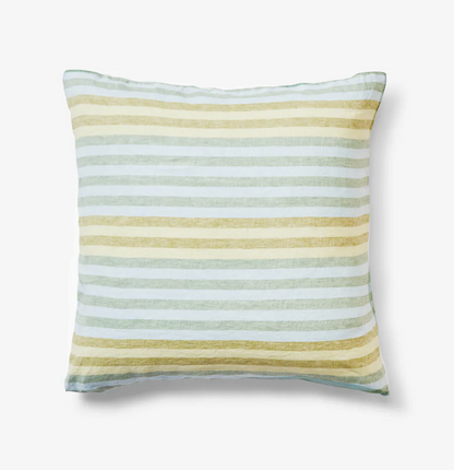 Bonnie & Neil Stripe Blue Green Euro Pillowcase Set