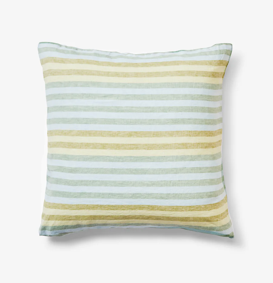 Bonnie & Neil Stripe Blue Green Bed Linen