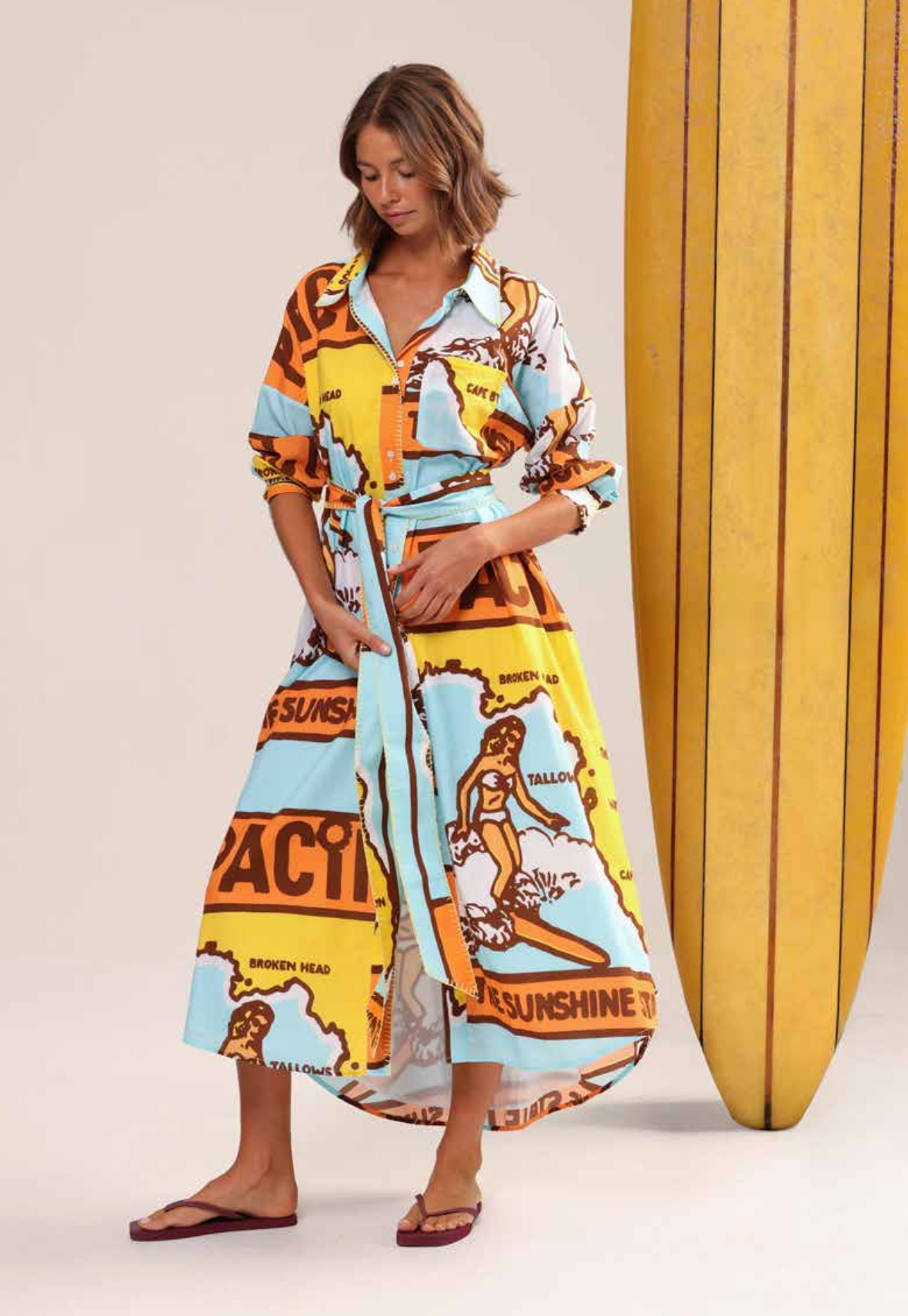 Binny Three Blue Ducks Dress