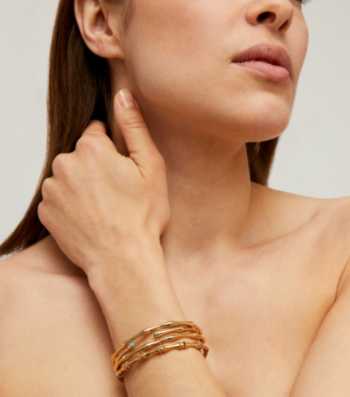 Bambou Cabochons Bracelet Mini