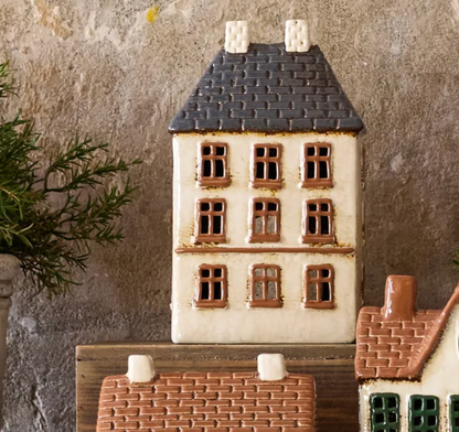 Christmas Tea Light Cotswold Country Estate House