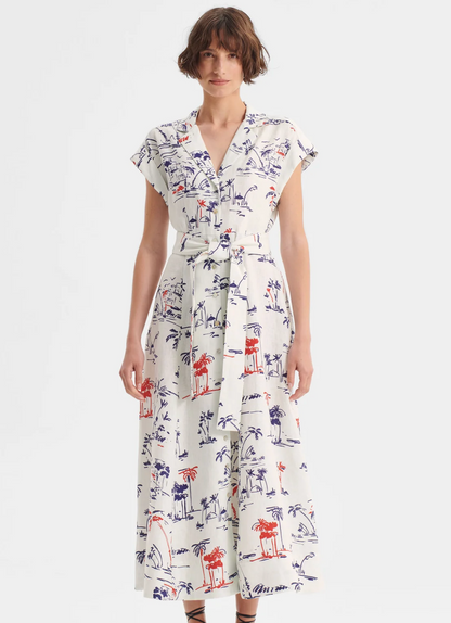 Morrison Capri Linen Shirt Dress WAS $449