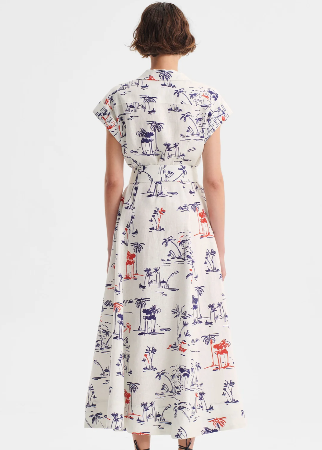 Morrison Capri Linen Shirt Dress WAS $449