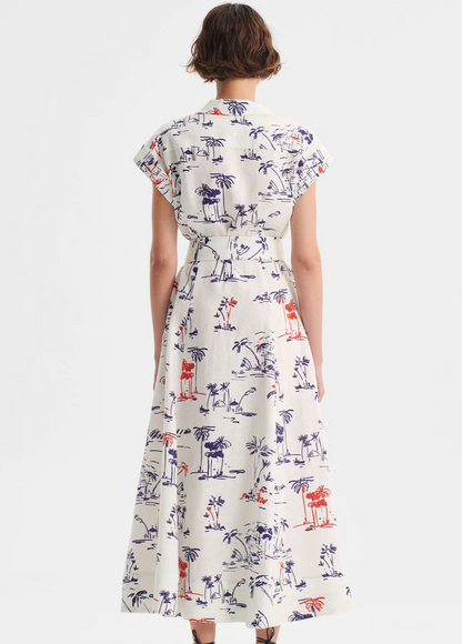 Morrison Capri Linen Shirt Dress WAS $449