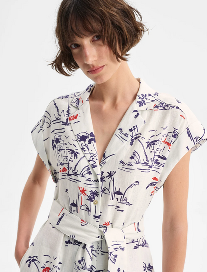 Morrison Capri Linen Shirt Dress WAS $449