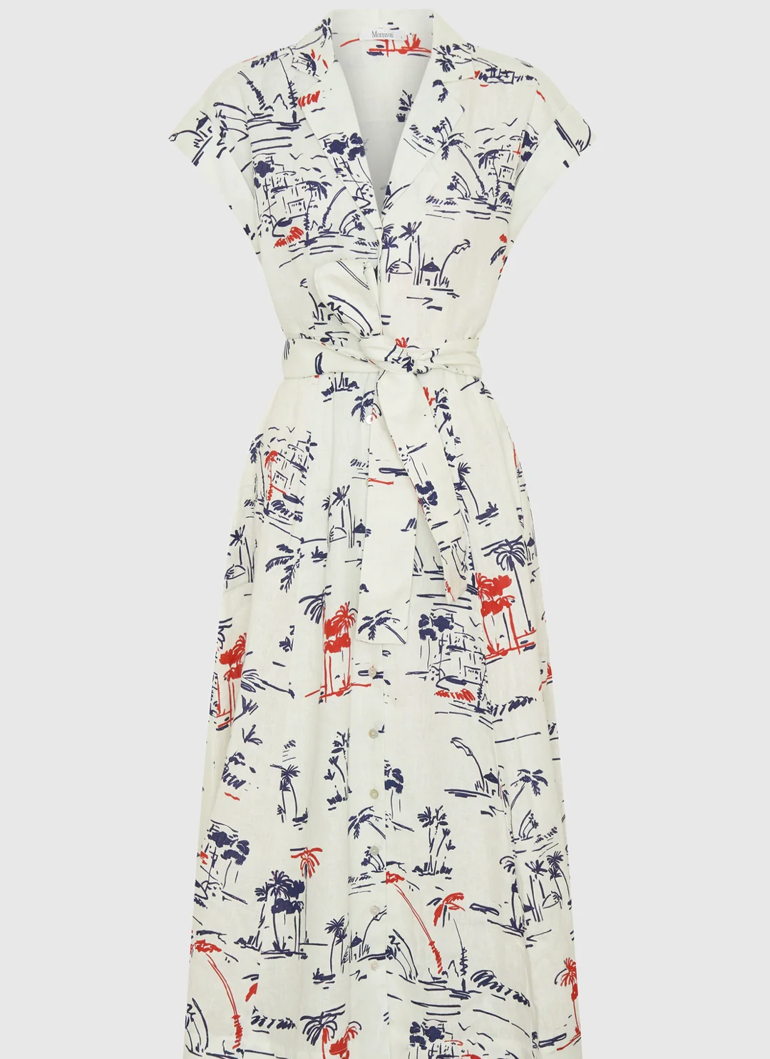 Morrison Capri Linen Shirt Dress WAS $449