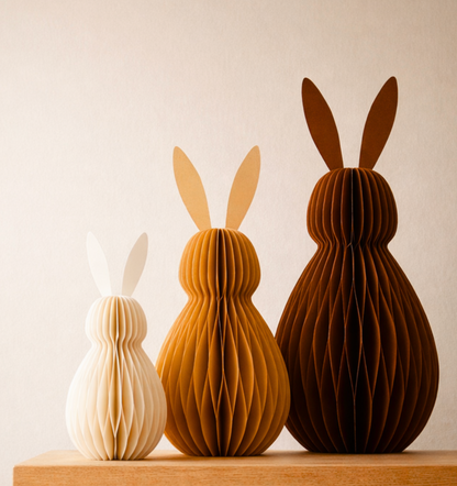 Sustainable Paper Bunny Honey