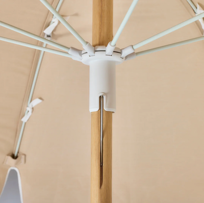 Basil Bangs Jardin Soft Scallop Patio Umbrella